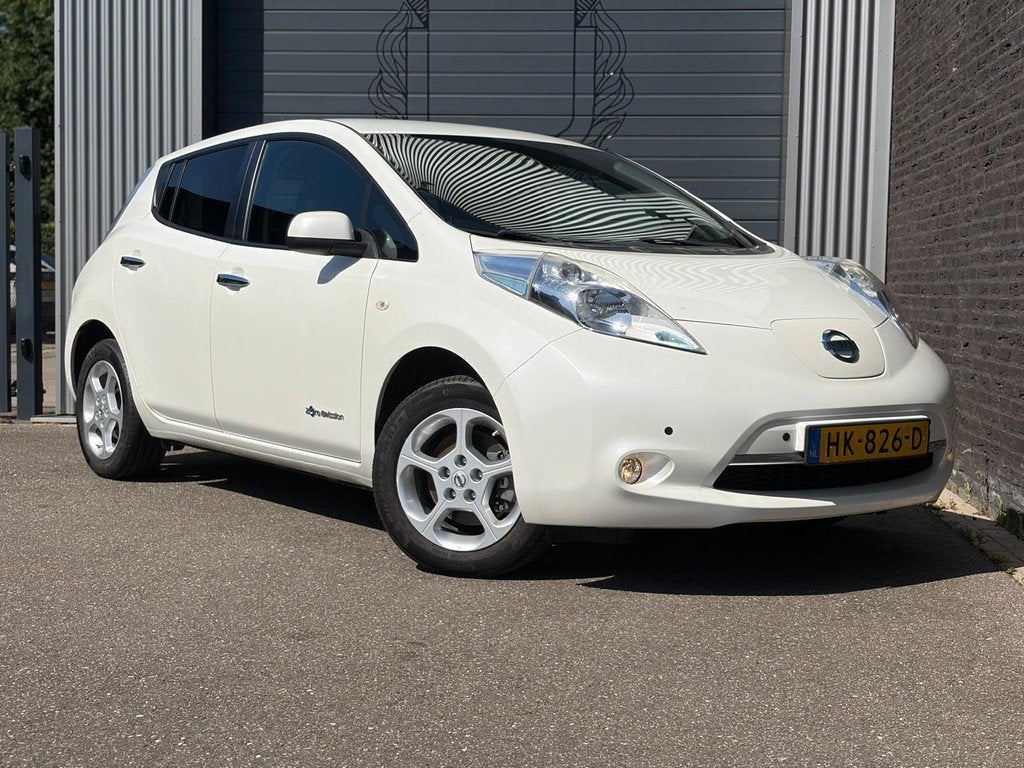 Nissan LEAF Acenta 24 kWh Automaat|Sensor|Ecc, Auto's, Stof, Gebruikt, 199 km, Origineel Nederlands