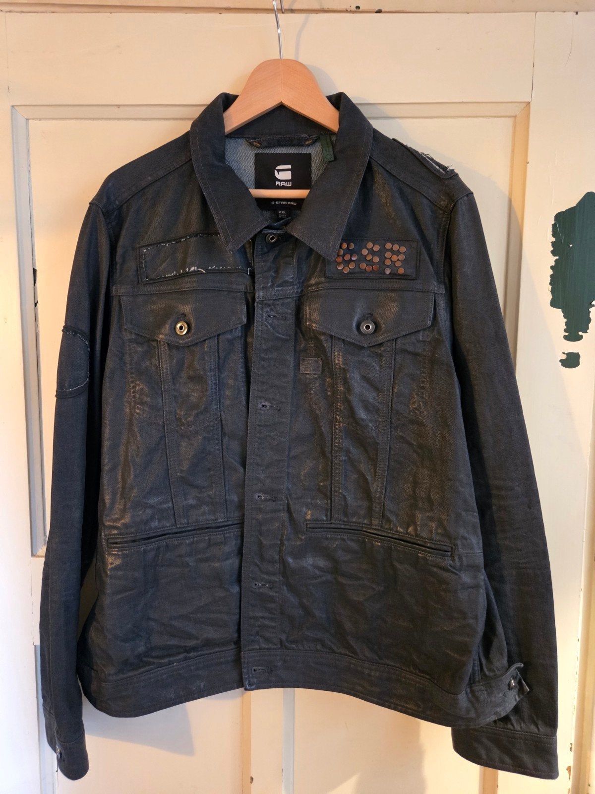 Gstar xxl spijkerjas, G-Star Raw, Blauw, Overige maten, Ophalen of Verzenden