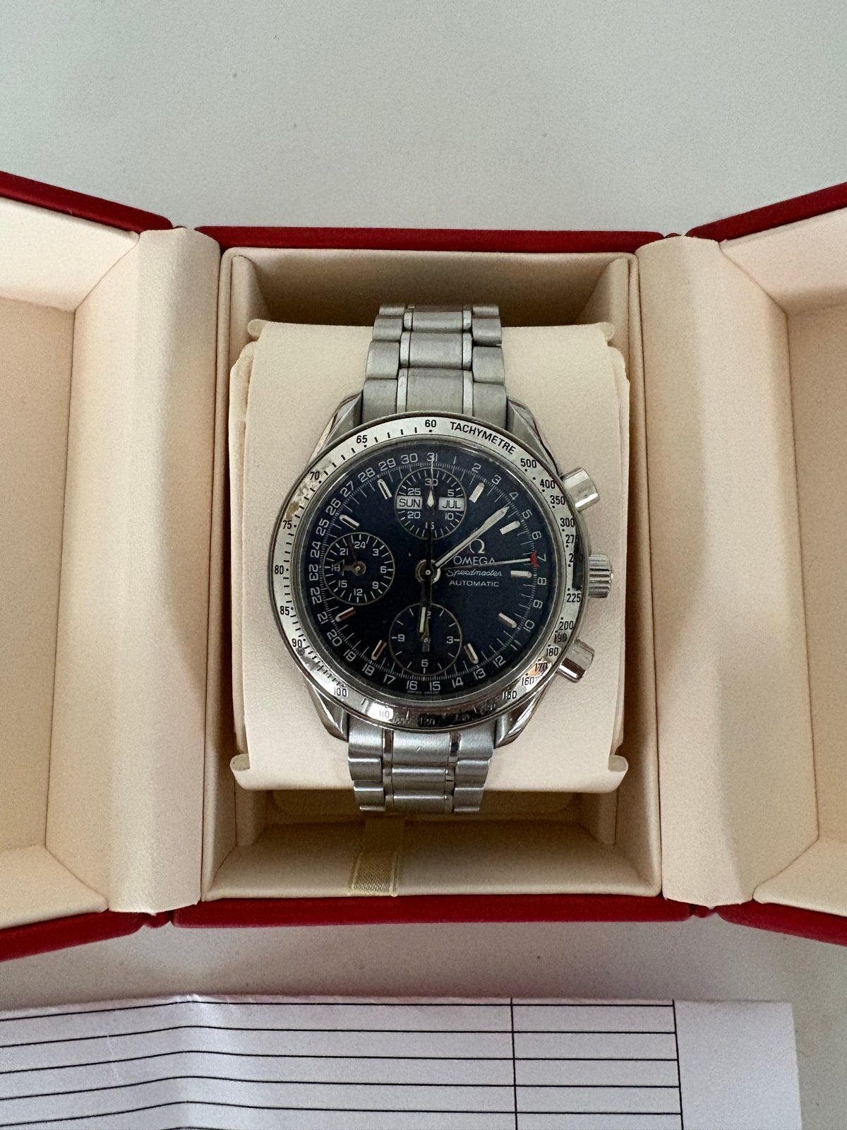 Foto 3 van Omega Speedmaster Day-Date "Triple Calendar" — Ref. 3523.80