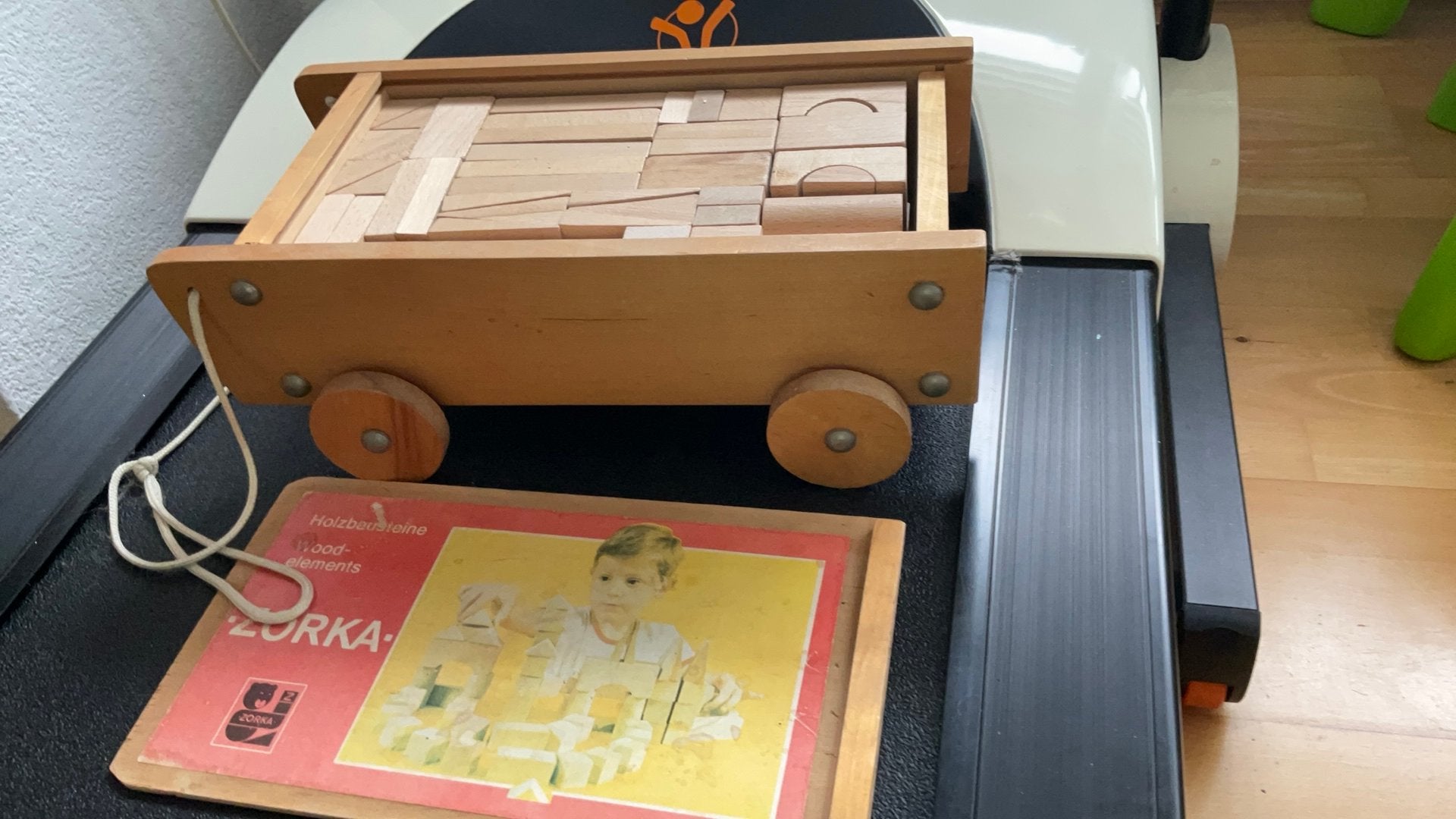 Blokkenwagen, Ophalen, Gebruikt
