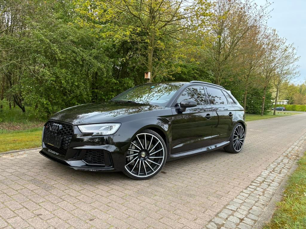 Audi RS3 Sportback 2.5,Orgineel ABT, 460PK, Carbon,karamisch, Automaat, 460 pk, 2495 cc, Zwart
