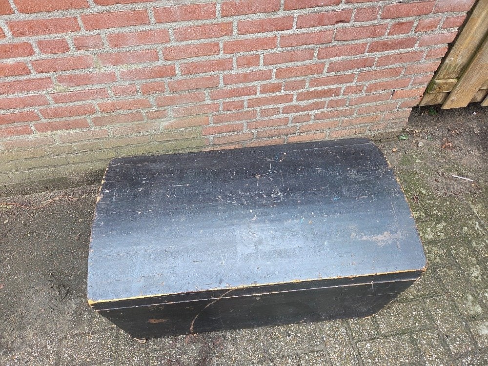 dekenkis / hutkoffer vintage, Ophalen of Verzenden, 'T Olde Gre-j, Info@toldegrej.nl, Endepoelstraat 20f Didam