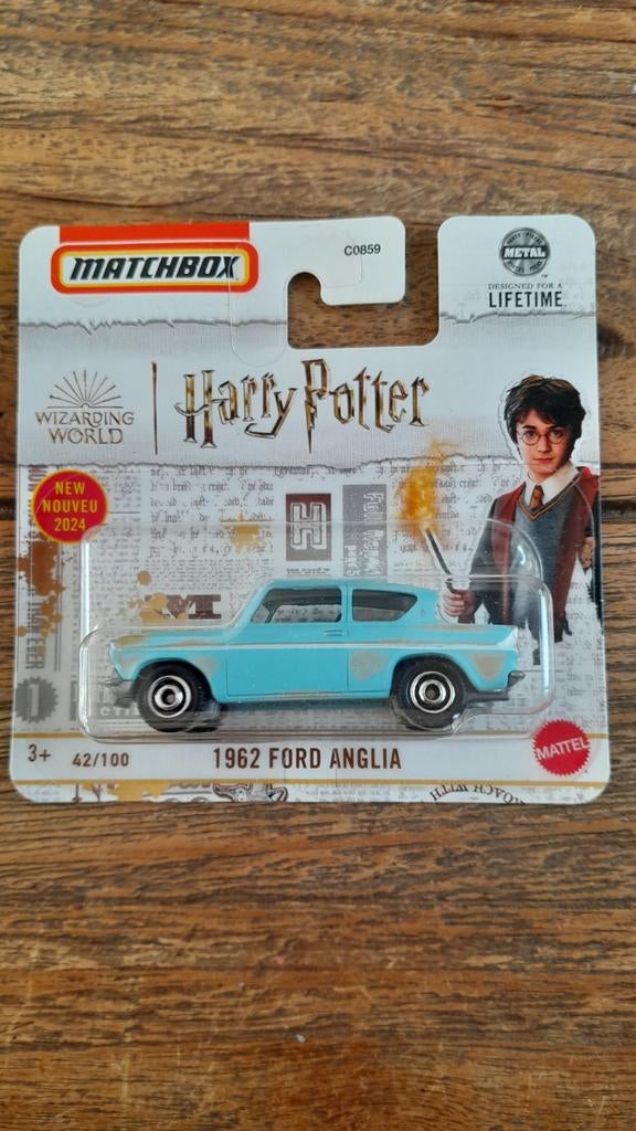 Matchbox Harry Potter 1962 Ford Anglia Nieuw 2024, Overige merken, 1:50 of kleiner, Auto, Nieuw
