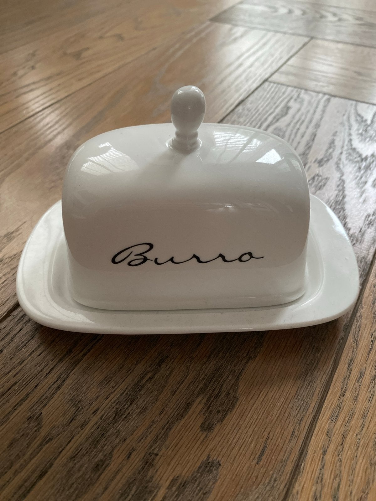 Riviera Maison Boterdoos 'Burro' - Zo goed als nieuw, Overige typen, Ophalen of Verzenden, Zo goed als nieuw, Steen/keramiek