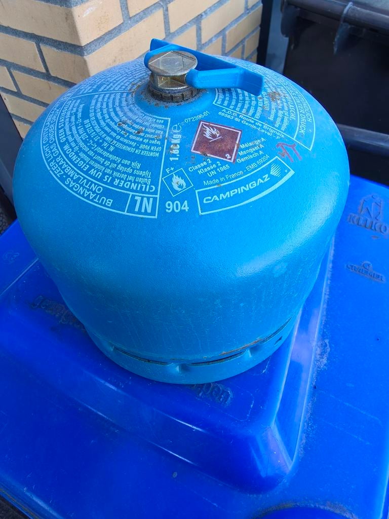 Gasfles 904, Caravans en Kamperen, Kampeeraccessoires, Ophalen
