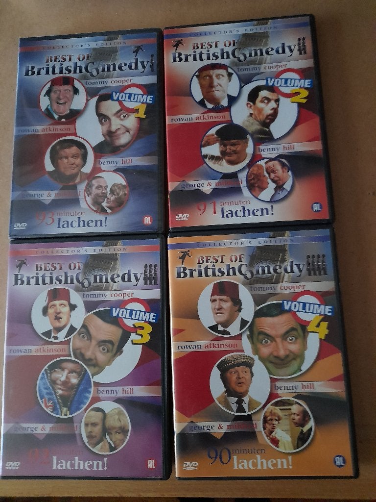Best of British Comedy Volume 1- 4, Alle leeftijden, Ophalen of Verzenden, Zo goed als nieuw, Romantische komedie