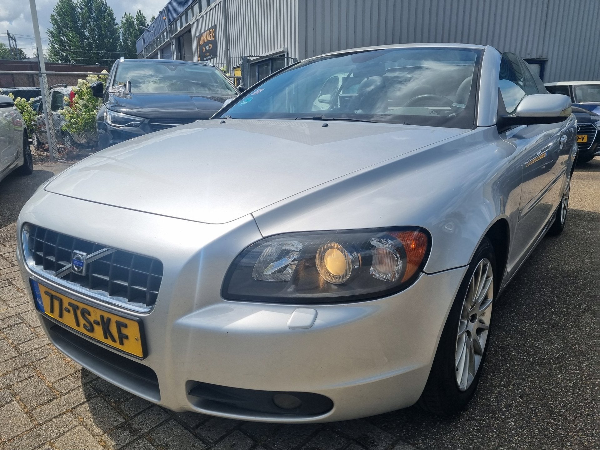 Volvo C70 Convertible 2.4 Kinetic Leder Topstaat, Voorwielaandrijving, C70, Gebruikt, Zwart