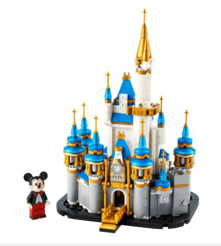 LEGO Disney Mini Disney Kasteel 40478 – compleet met Mickey, Ophalen of Verzenden, Mickey Mouse, Zo goed als nieuw, Beeldje of Figuurtje