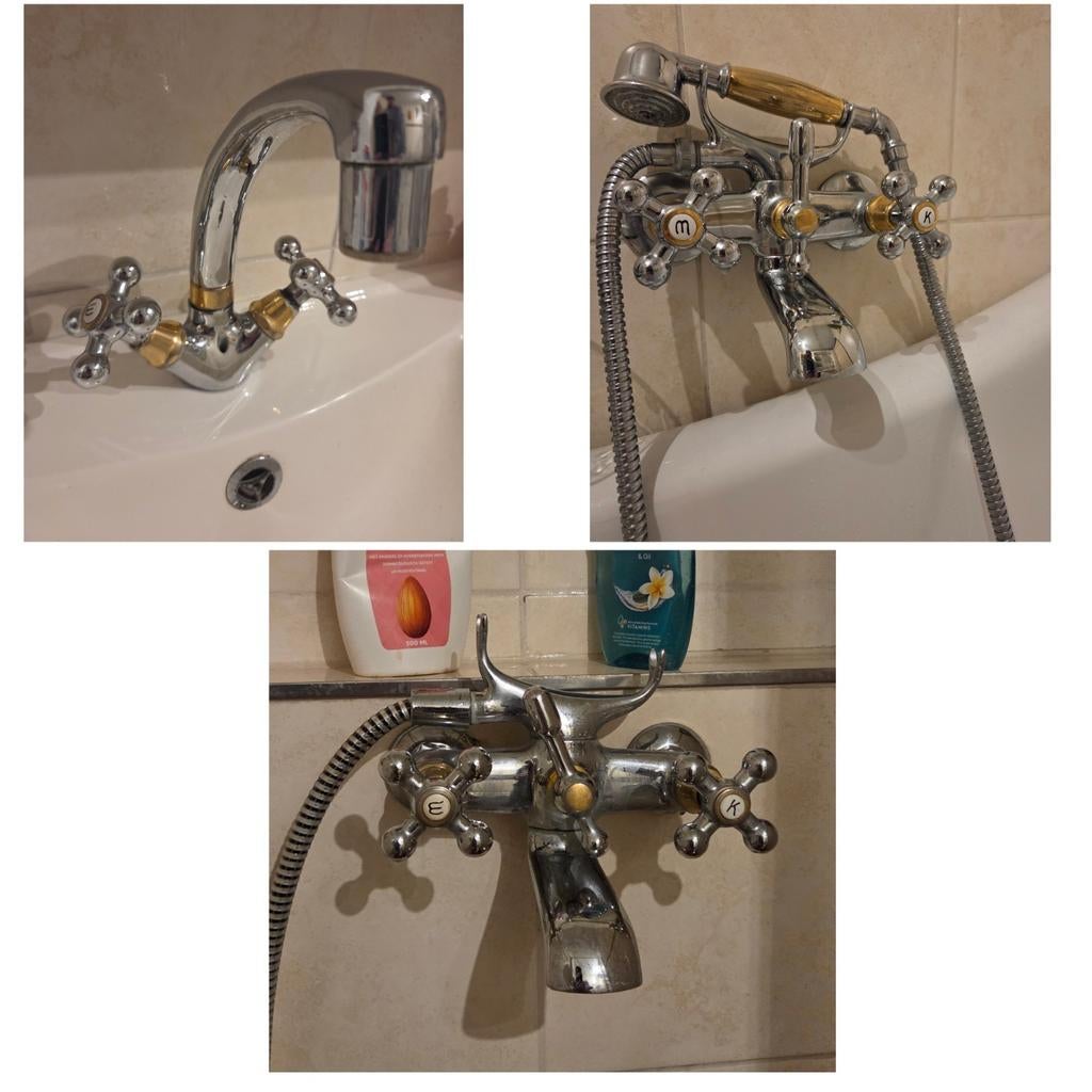 Nostalgische  kranen, Doe-het-zelf en Verbouw, Sanitair, Ophalen, Bad