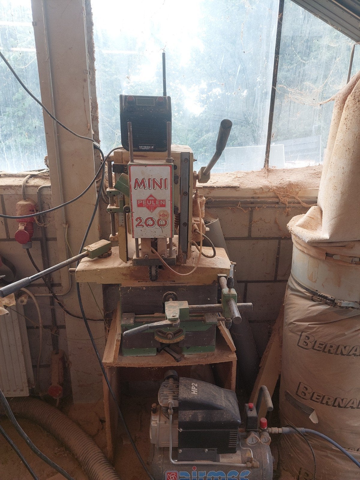 kettingsets machine, Ophalen, Gebruikt, Kettingfrees, Peulen
