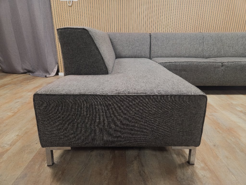 Zeer Mooi Groot Grijs Hoekbank van HET KABINET, 250 tot 300 cm, Gebruikt, ., Hoekbank
