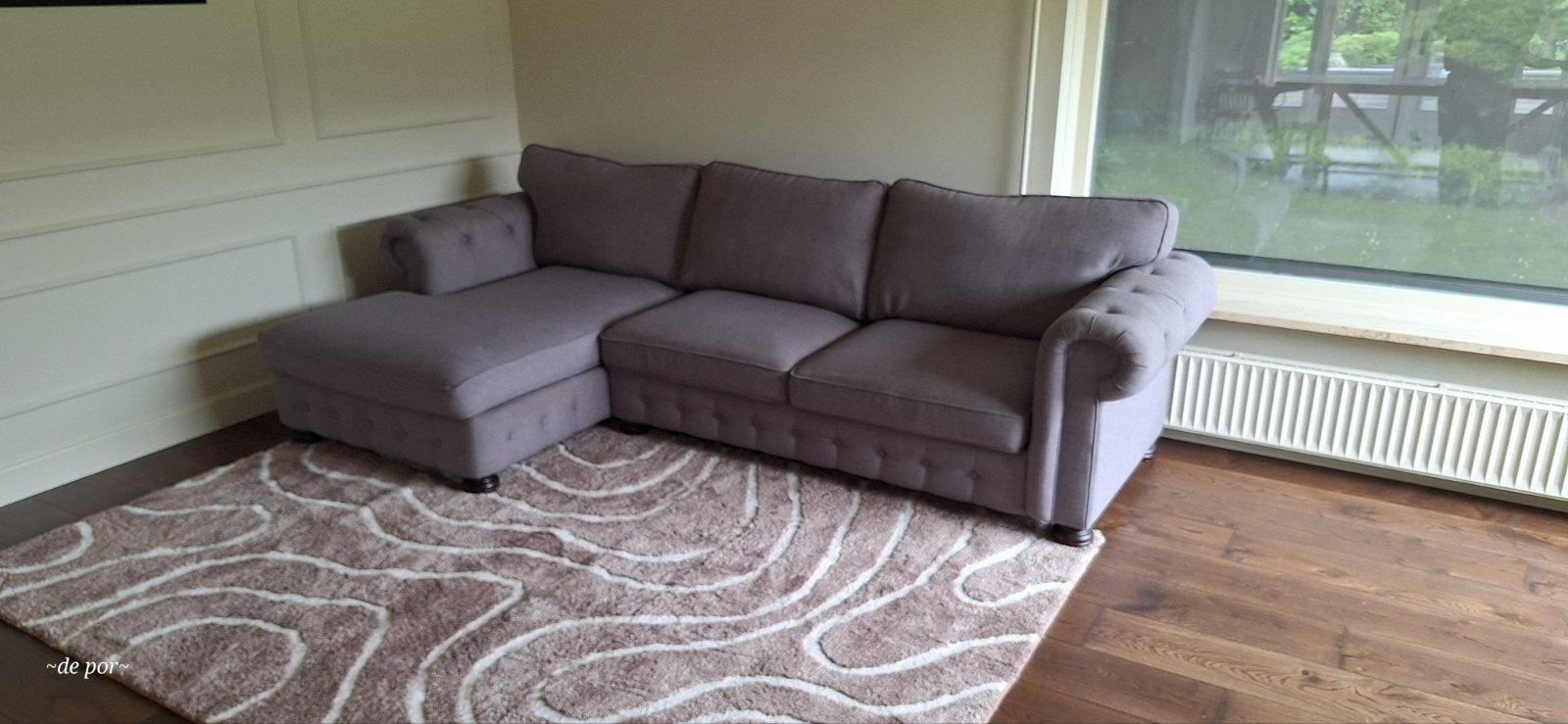 Urban Sofa Bank San Remo - 3 meter met lounge, Gebruikt, Hoekbank, 300 cm of meer, Ophalen of Verzenden