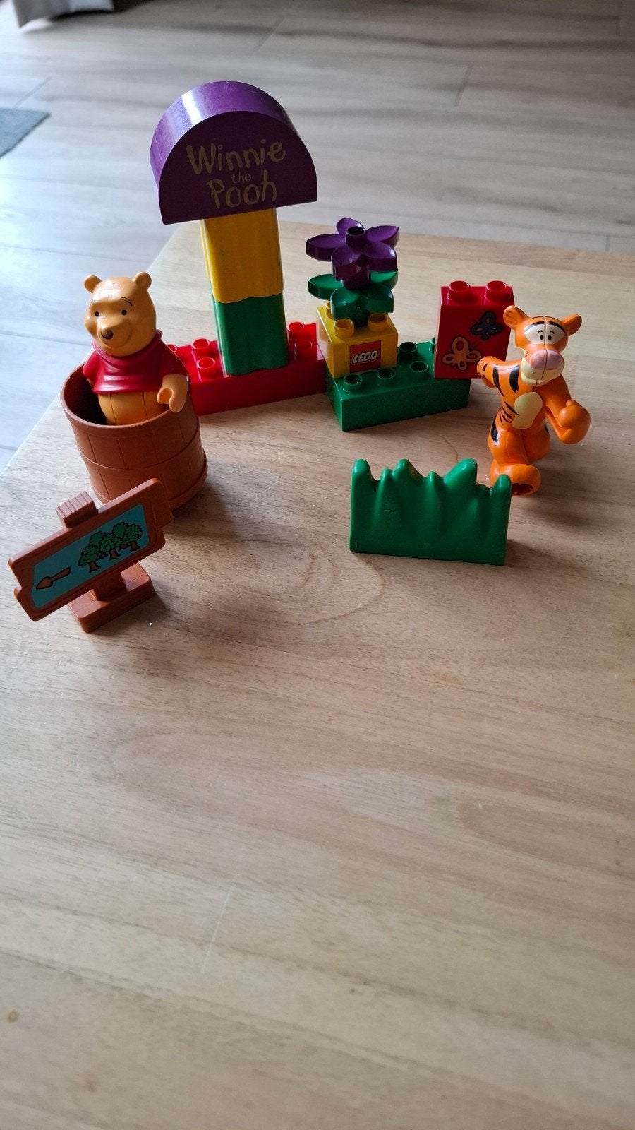 Duplo Winnie de Pooh en Tijgertje set 2983, Gebruikt, Ophalen of Verzenden, Inclusief minifiguren, Complete set