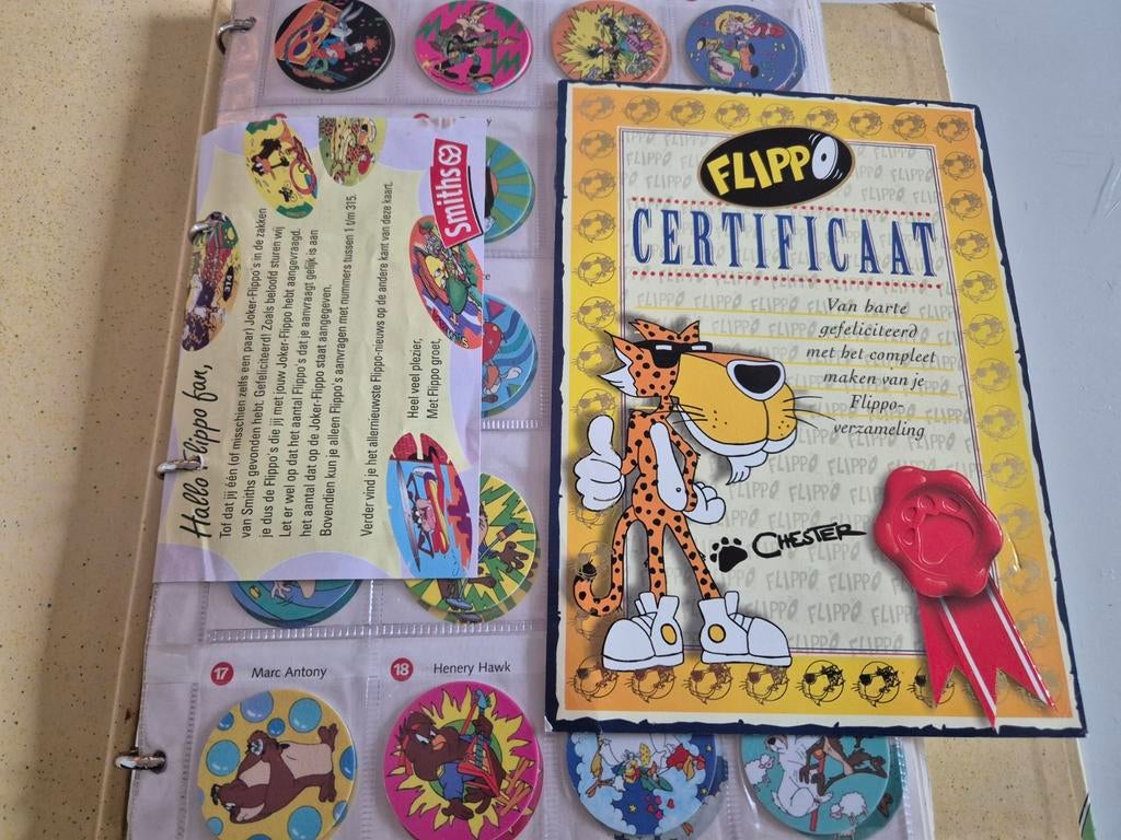 Complete Flippo verzameling met mappen en accessoires., Verzamelen, Ophalen of Verzenden, Spiek, Verzameling, Met verzamelmap(pen)