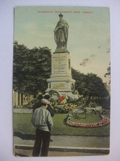 Q42 Nijmegen - Monument Mrg. Hamer, Verzenden, Voor 1920, Gelopen, Gelderland