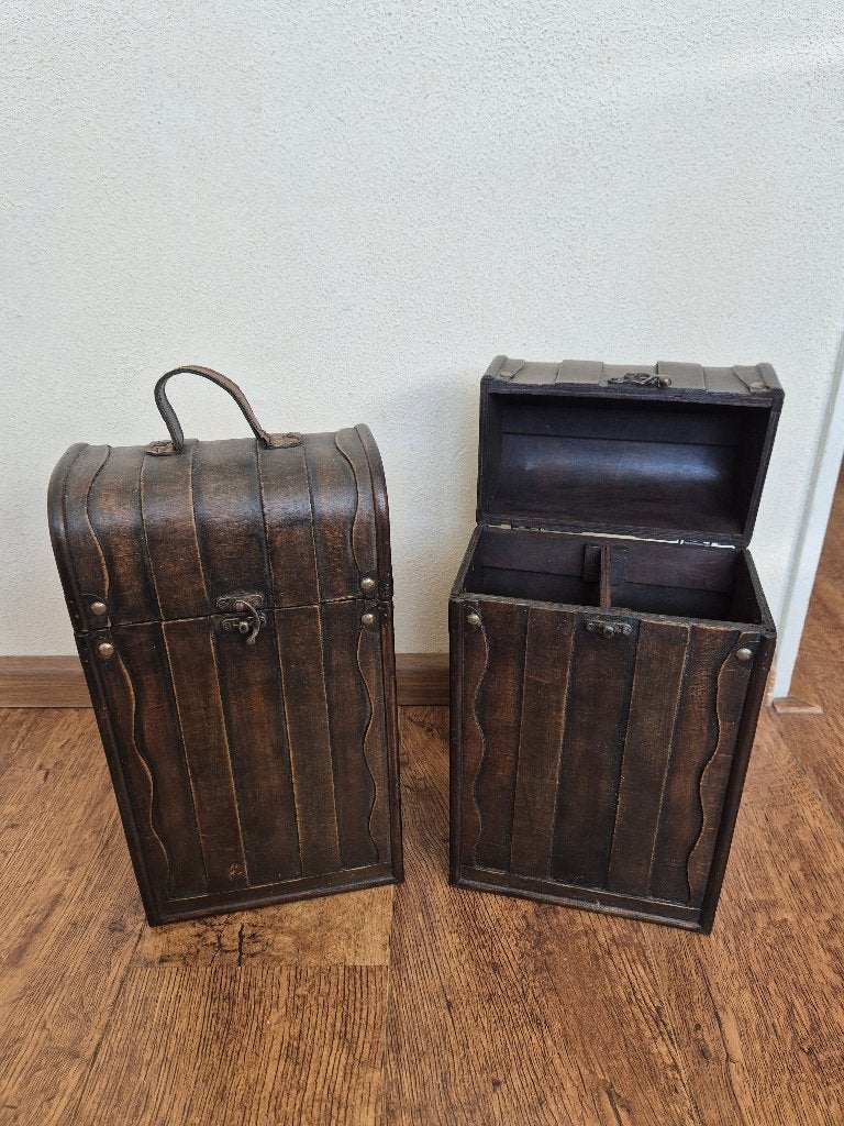 wijnkoffer, Ophalen, Zo goed als nieuw, Hout, Minder dan 5 flessen