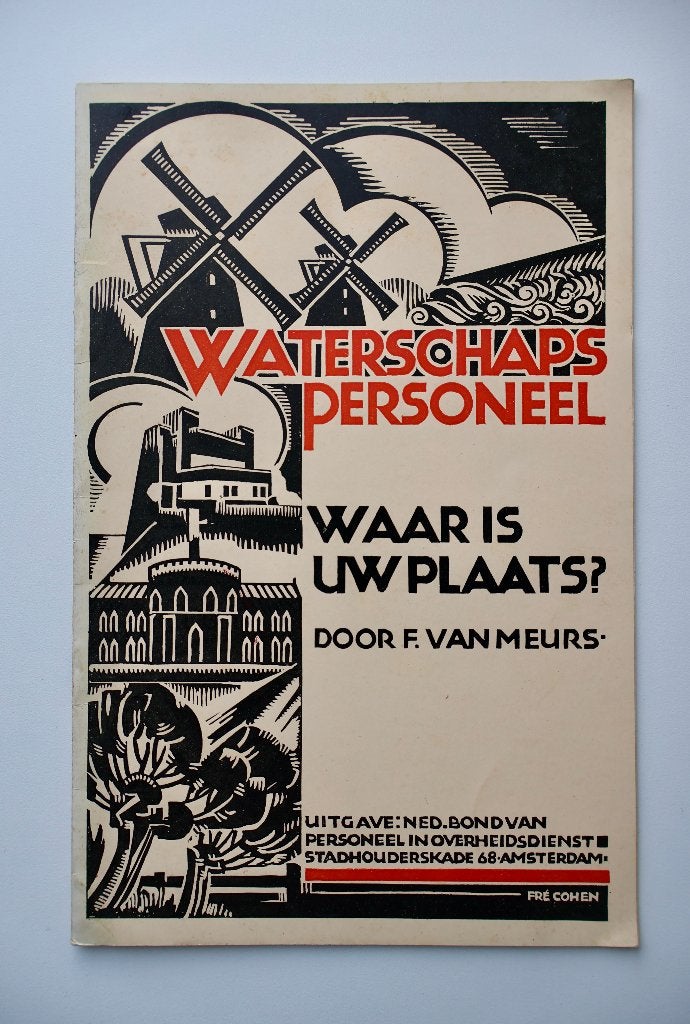F. van Meurs, waterschaps- en polderpersoneel 1931 Fré Cohen, Ophalen of Verzenden, Gelezen, Fré Cohen