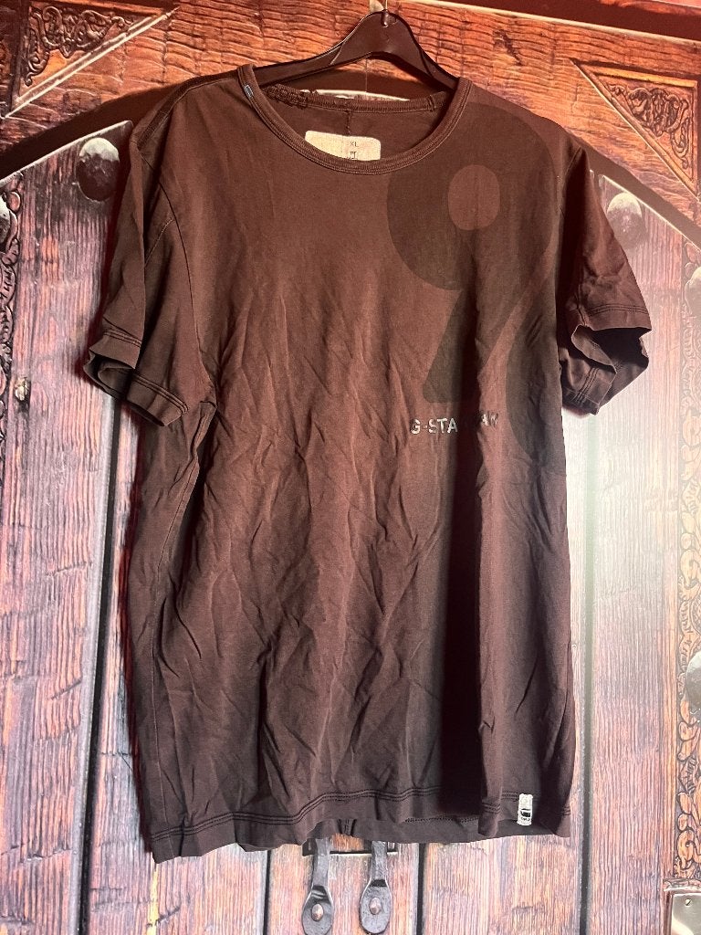Leuke shirt van G-star maat XL nu voor 11,99€, G-Star Raw, Bruin, Maat 56/58 (XL), Ophalen of Verzenden