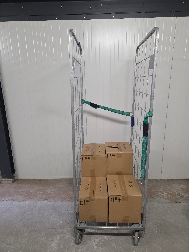 verhuis dozen in rolcontainer opslaan, Ophalen of Verzenden