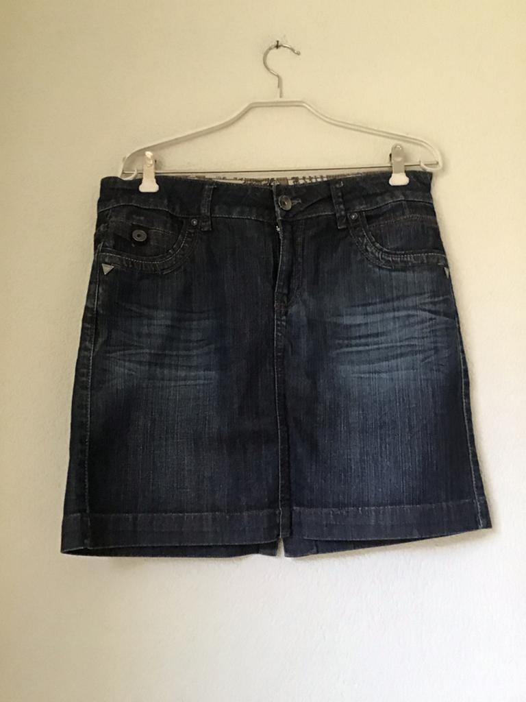Geisha Jeans Rok blauw maat L, Blauw, Maat 42/44 (L), Ophalen of Verzenden, Zo goed als nieuw