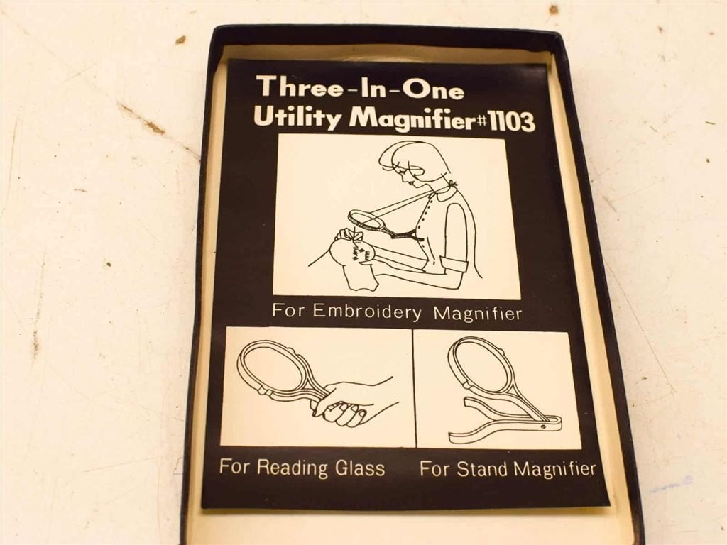 Three - in -one Utility Magnifier vergrootglas 52768, Hobby en Vrije tijd, Ophalen of Verzenden, Gebruikt, Loeplamp