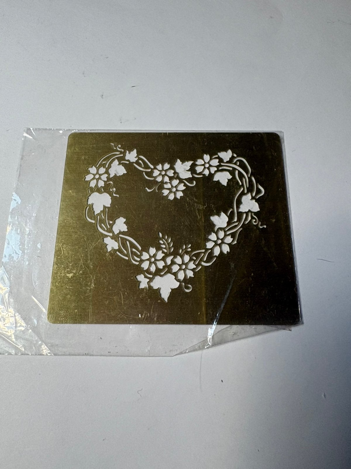 Embossing folder hart, Hobby en Vrije tijd, Ophalen of Verzenden, Zo goed als nieuw, Overige thema's, Pons of Mal