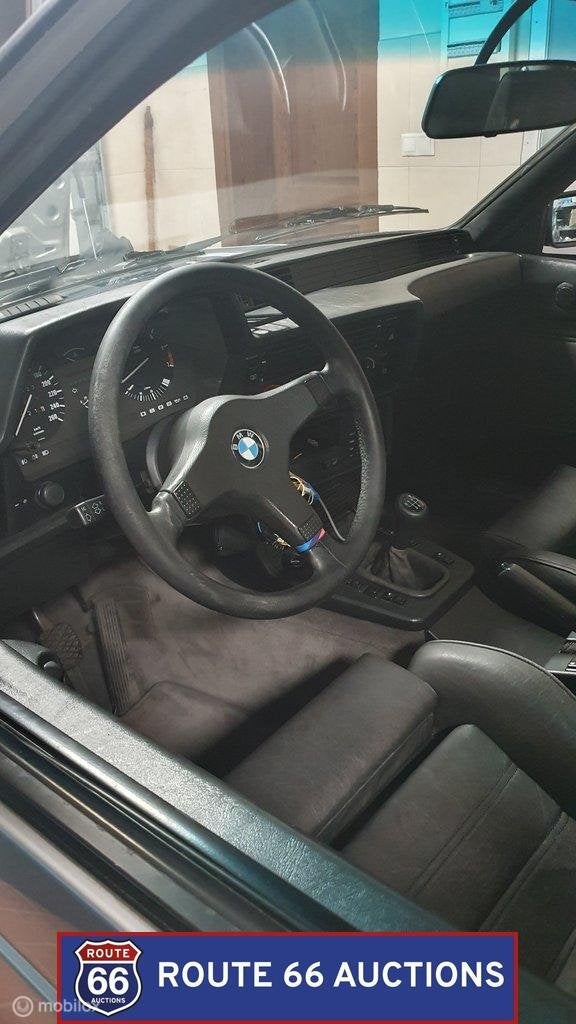 BMW 635 CSi | 1988 | Route 66 Auctions, Auto's, Overige carrosserieën, Zwart, Bedrijf, Handgeschakeld