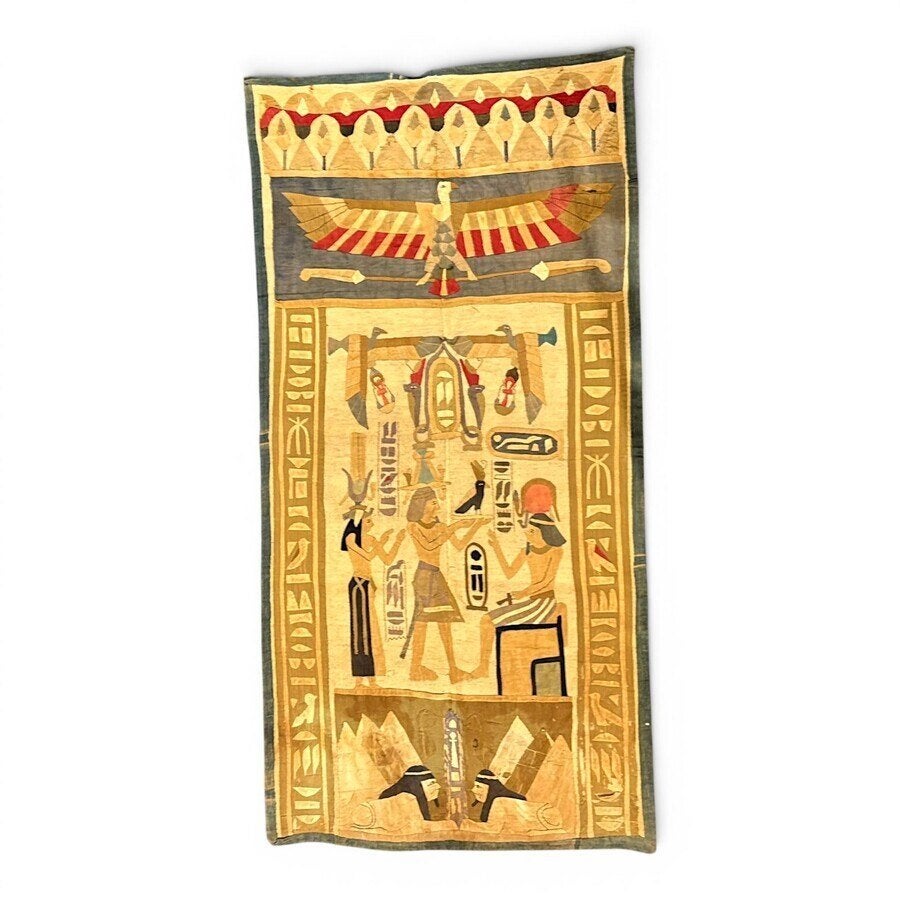 Een vroeg 20e eeuws Egyptisch Khayamiya wandkleed, Ophalen of Verzenden