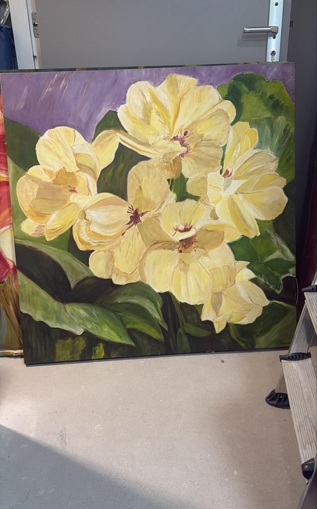 Bloemenlijsten, Antiek en Kunst, Kunst | Schilderijen | Klassiek, Ophalen of Verzenden