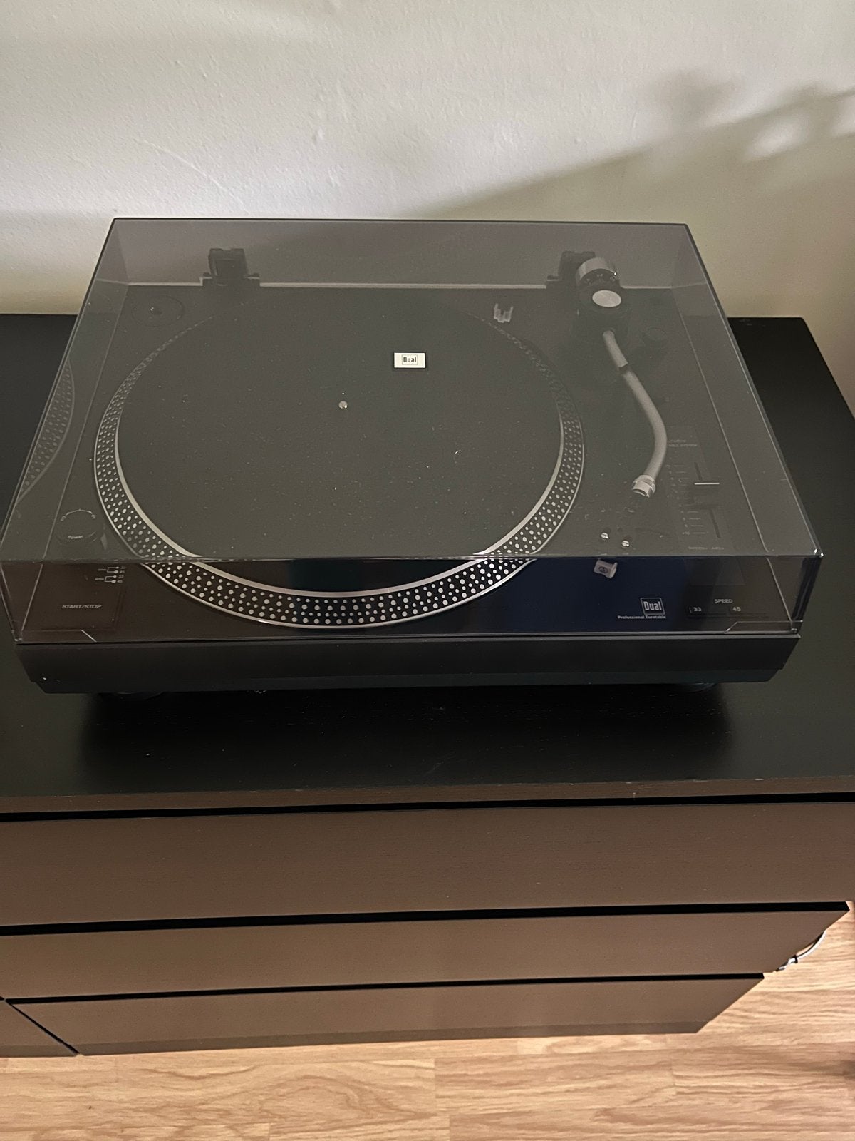 Dual Platenspeler met Teufel Speakers en Bluetooth Receiver, Ophalen, Zo goed als nieuw, Platenspeler, Dual