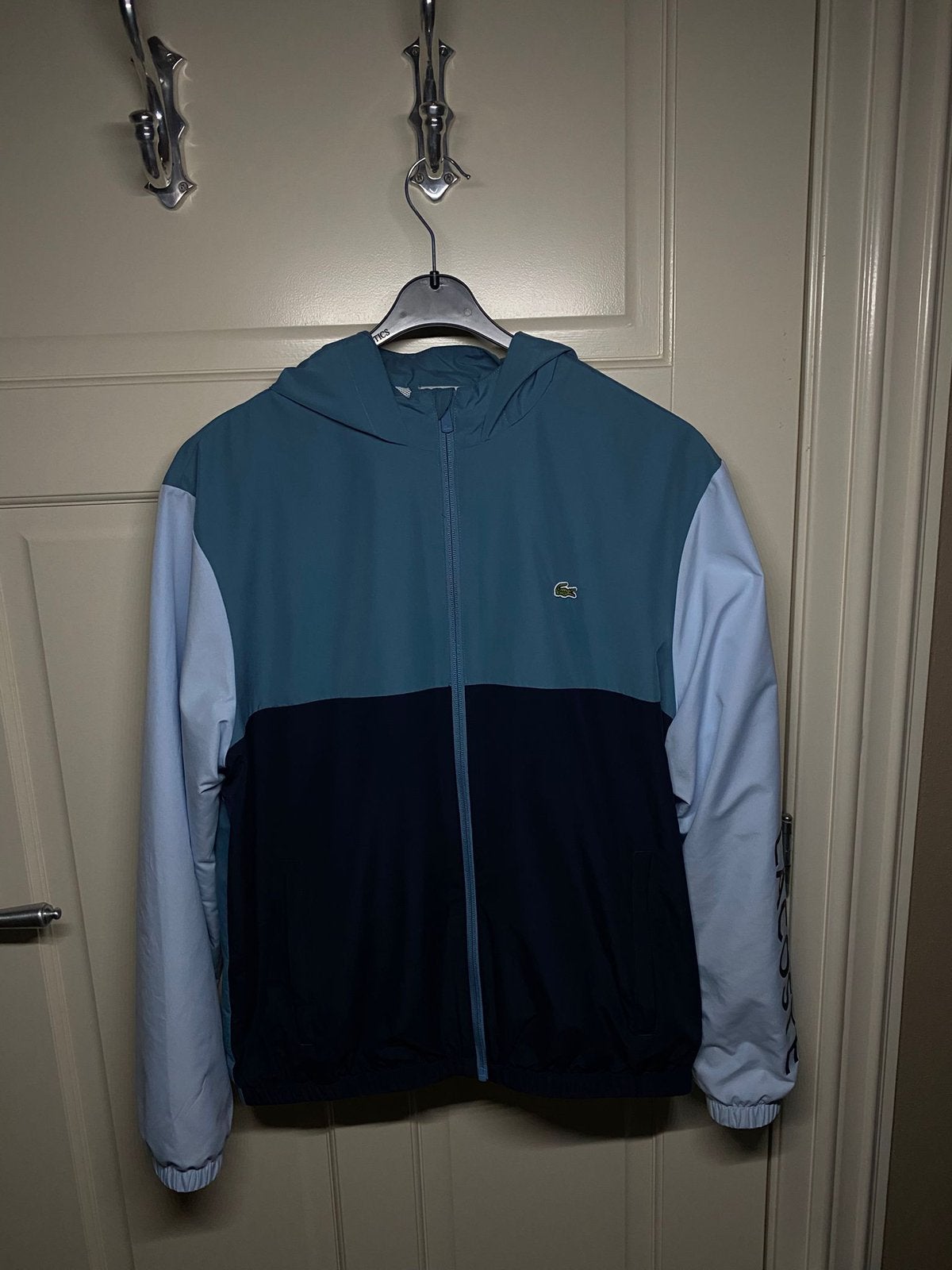 Lacoste jas - maat 176, Ophalen of Verzenden, Zo goed als nieuw, Maat 46 (S) of kleiner, Blauw