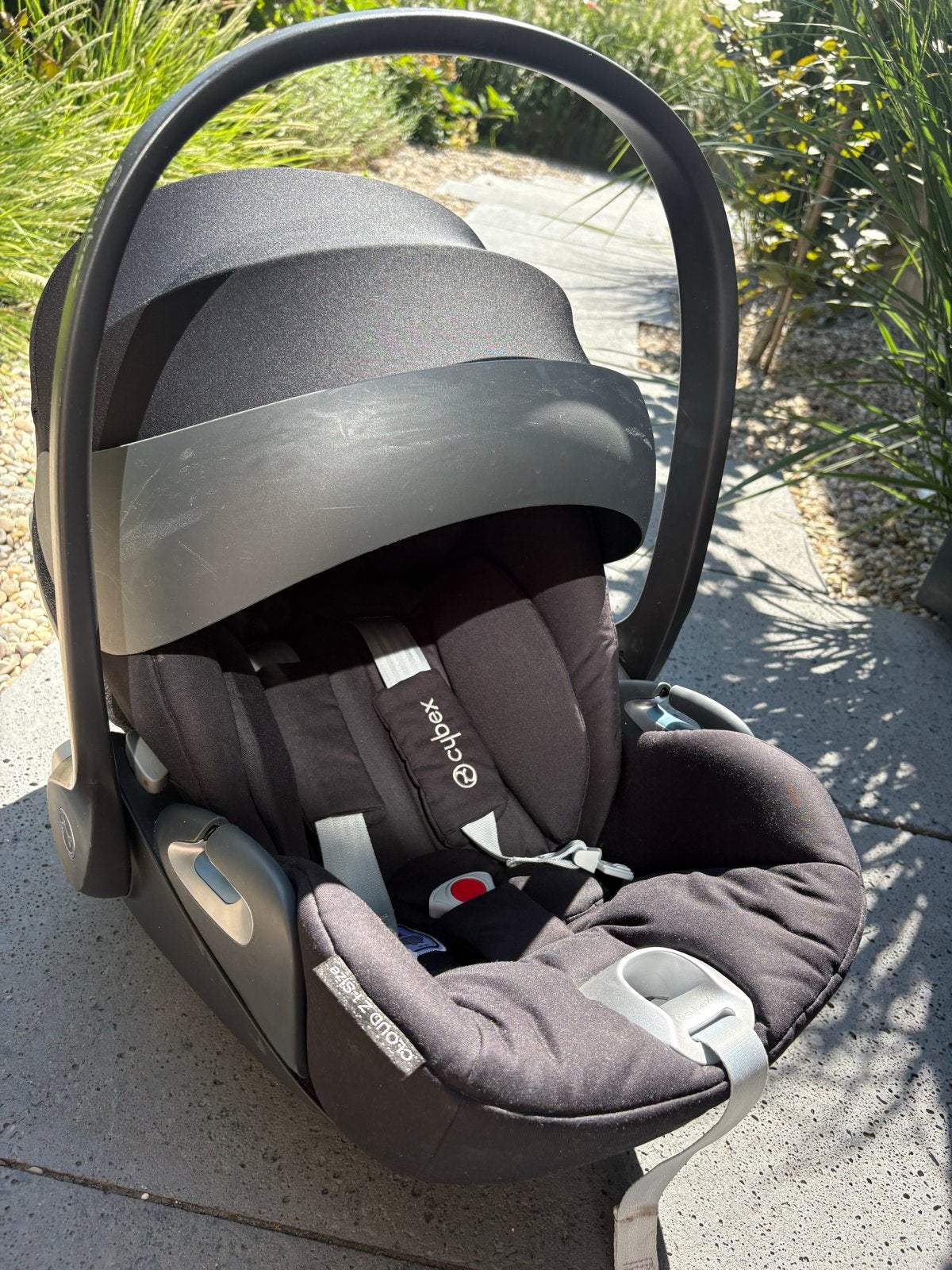 Cybex Cloud Z i-Size autostoel met Jollein voetenzak, Kinderen en Baby's, Autogordel of Isofix, Gebruikt, Slaapstand, 0 t/m 13 kg