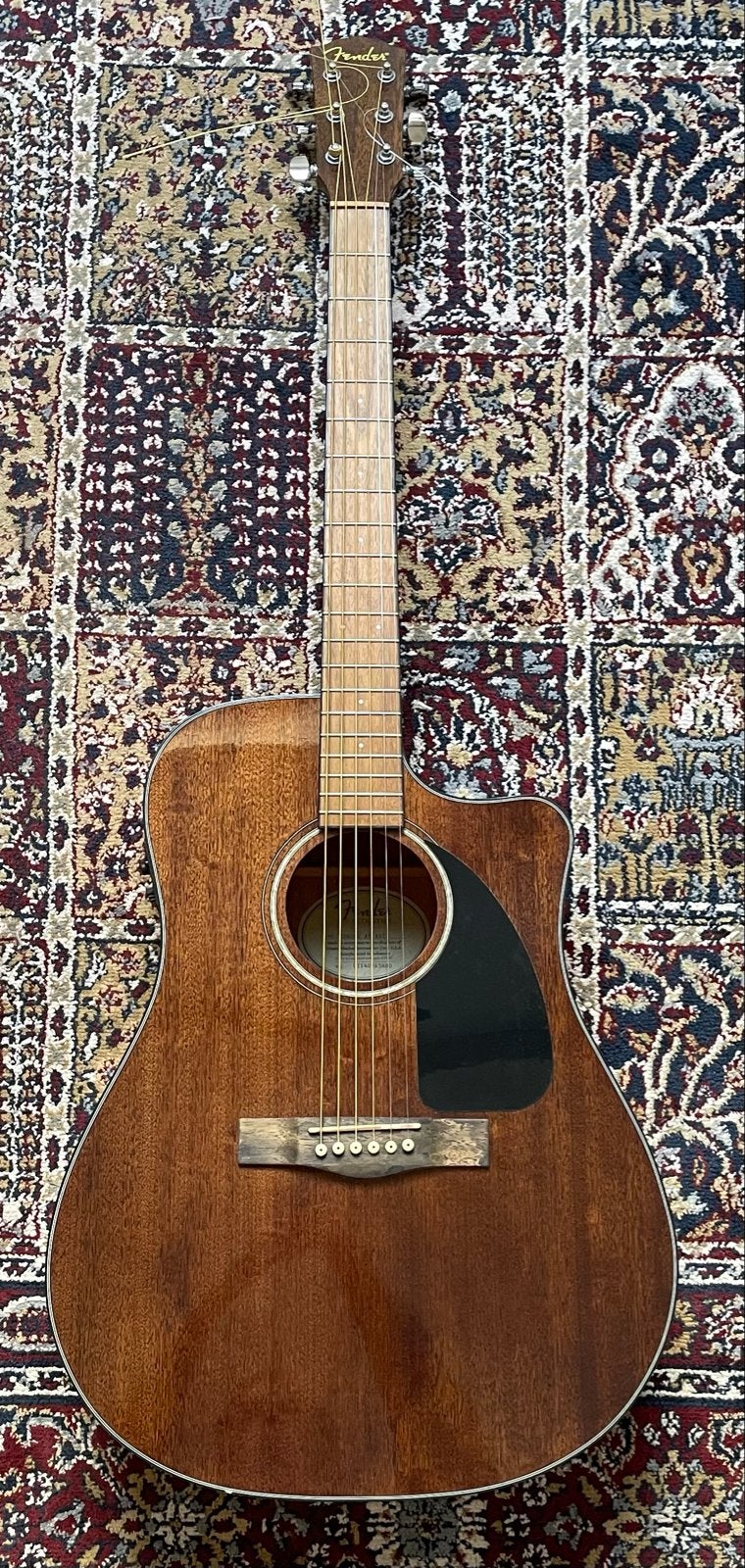 Fender CD60CE akoestische gitaar met Fishman element, Ophalen, Zo goed als nieuw, Western- of Steelstringgitaar, Met (piezo-)element