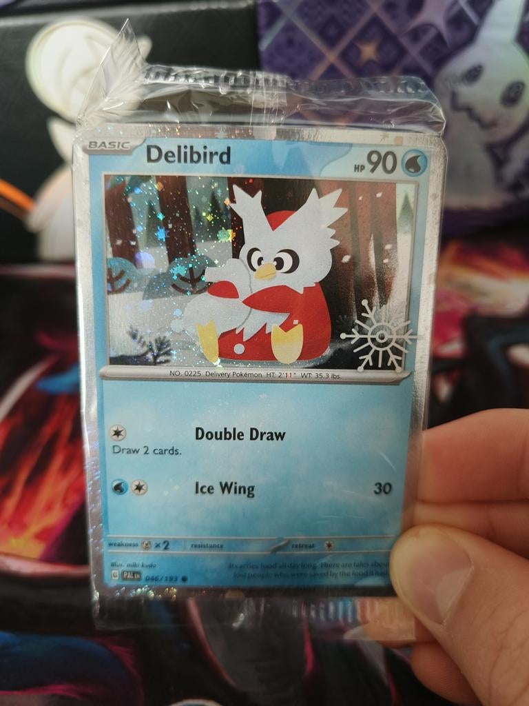 Delibird 046/193 sealed promo NM, Ophalen of Verzenden, Nieuw, Losse kaart, Foil