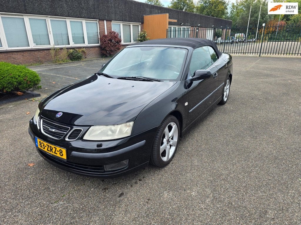 Saab 9-3 Cabrio 1.8t Linear Airco Leer Automaat, 1998 cc, Gebruikt, 4 cilinders, 4 stoelen