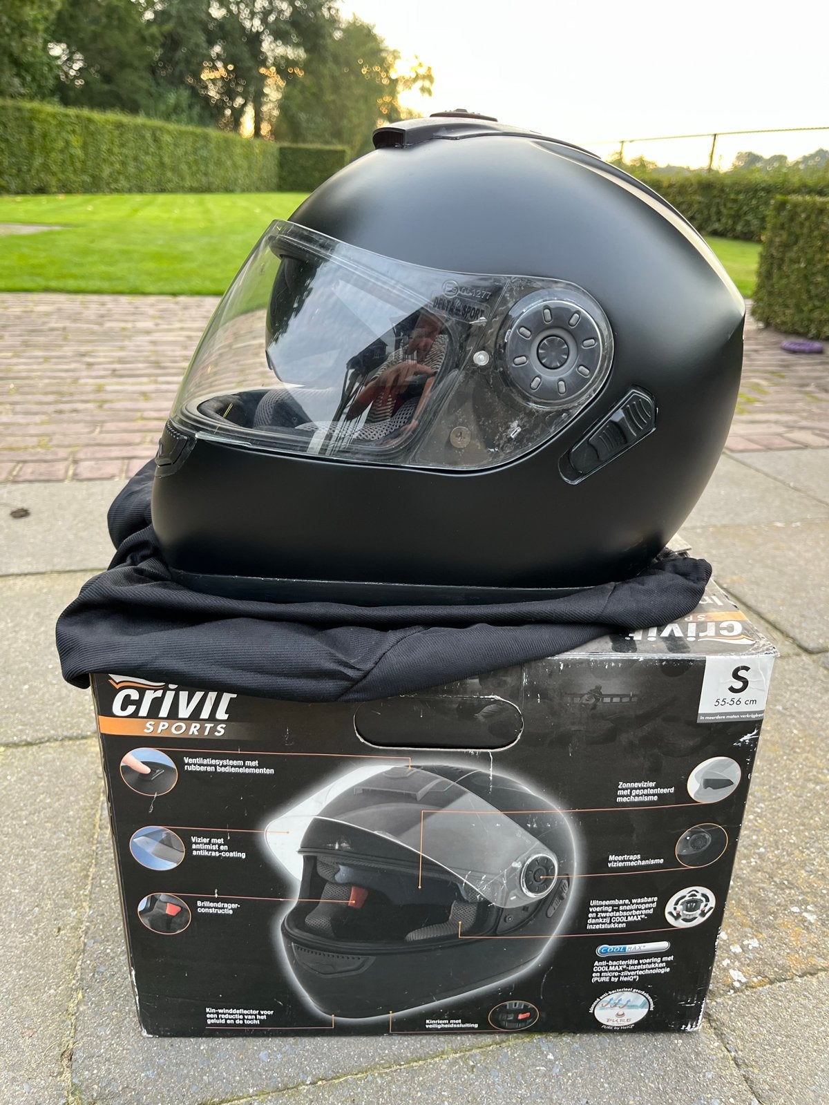 Crivit Sports Integraalhelm Maat S, Overige merken, Heren, Ophalen of Verzenden, Integraalhelm