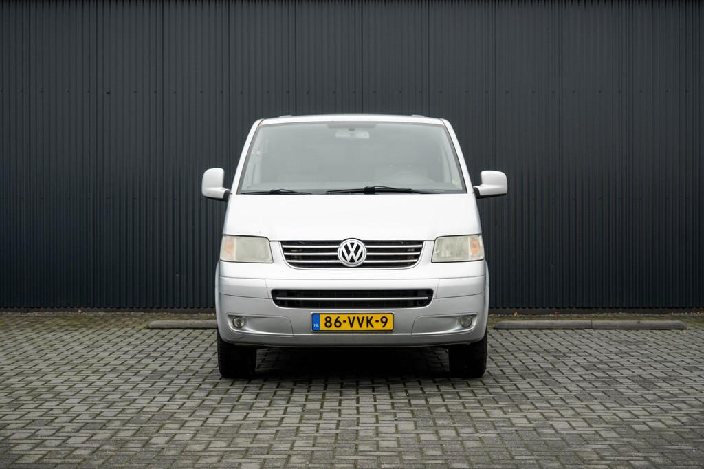 Volkswagen Transporter T5 2.5 TDI 340 L2H1 | 174 PK | Navi |, Auto's, Stof, Gebruikt, Zwart, Volkswagen