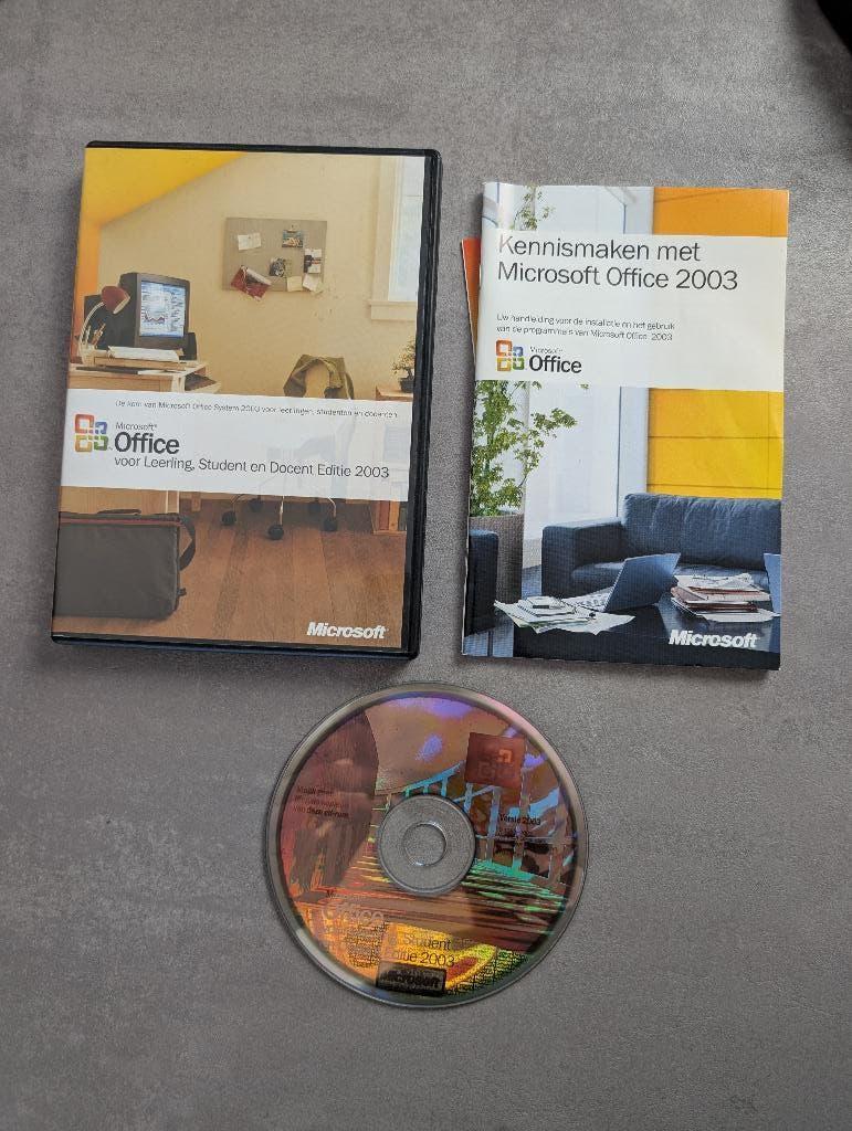 Microsoft office 2003 leerling student docent editie PC, Ophalen of Verzenden, Zo goed als nieuw