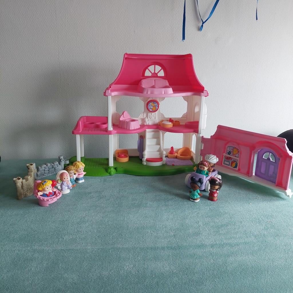 Little People huis, Kinderen en Baby's, Ophalen of Verzenden, Zo goed als nieuw, Speelset, Met geluid
