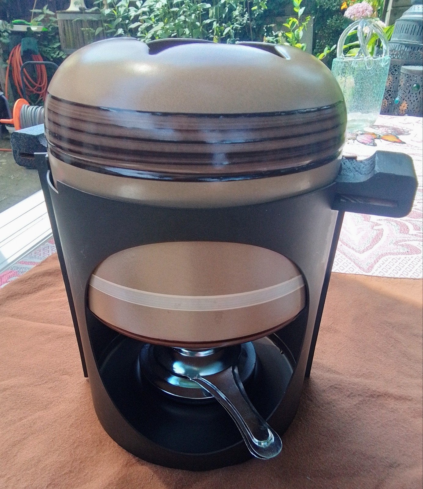Vintage Heso Fondue Set - In nette staat, Ophalen of Verzenden