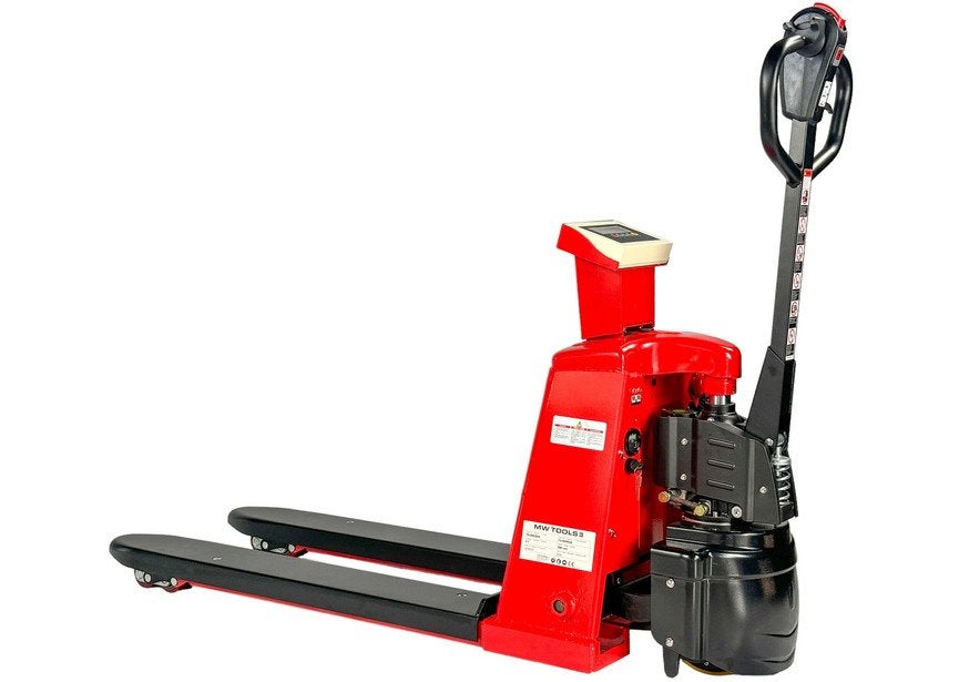 Elektrische transpallet 2T met weegschaal accu 50Ah MW Tools, Ophalen, Nieuw