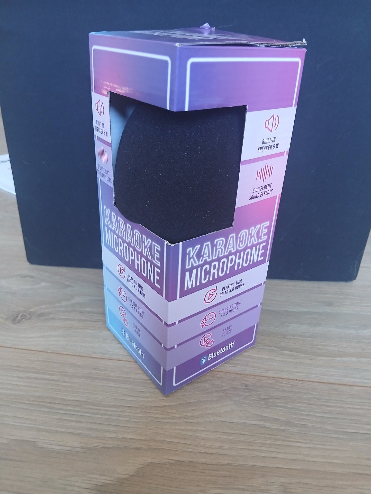 Karaoke Microfoon met Bluetooth en Ingebouwde Speaker, Ophalen of Verzenden, Zo goed als nieuw, Microfoon(s)