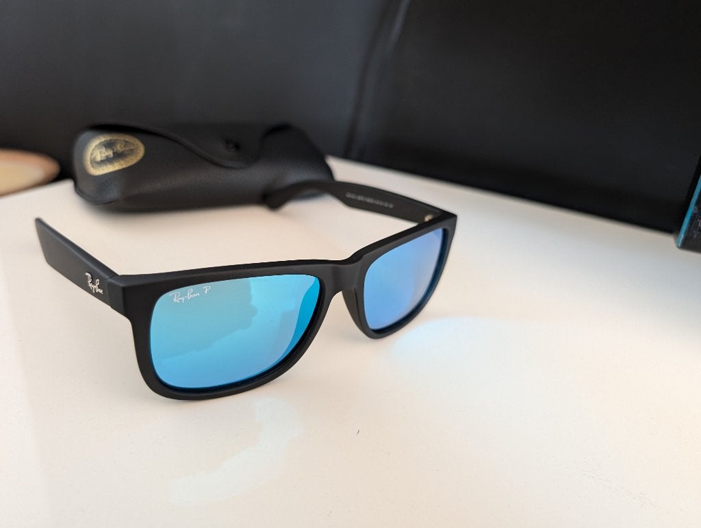 Ray-Ban RB4165 Justin polarized, Zonnebril, Zwart, Nieuw, Ophalen of Verzenden