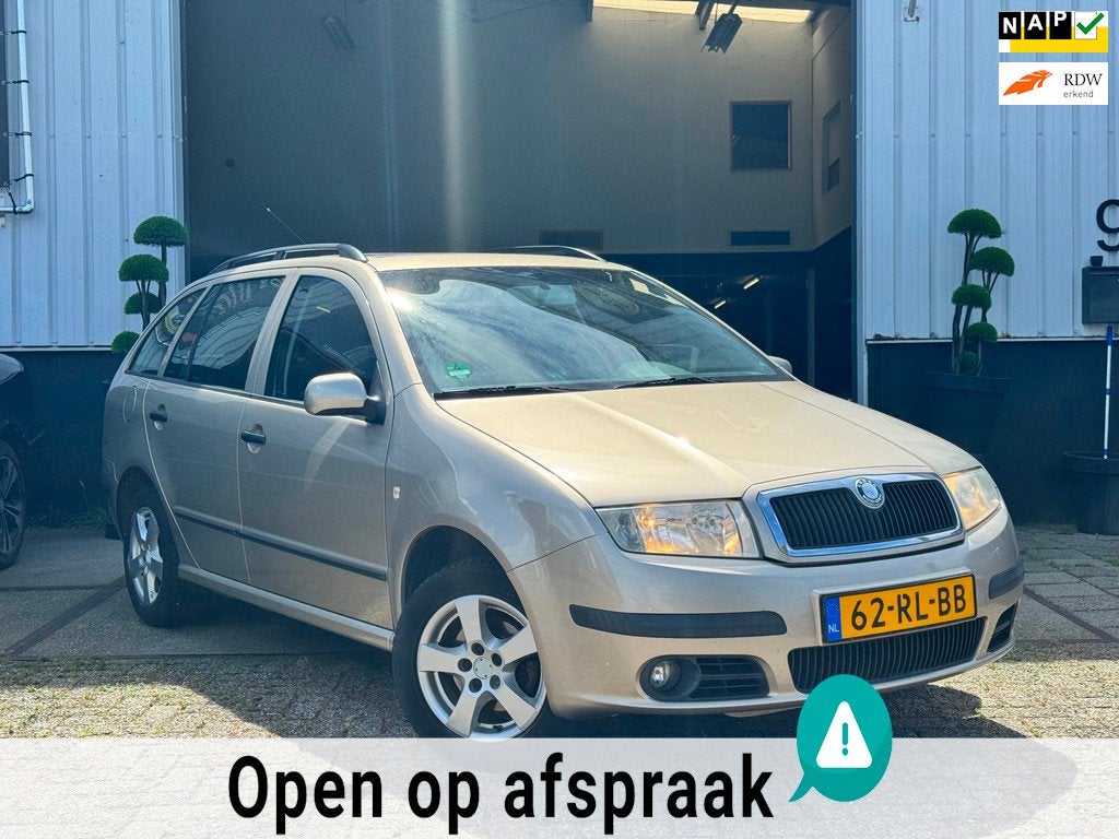 Skoda Fabia Combi 1.4 | BENZINE | ELEK. RAMEN | AIRCO | CRUI, Auto's, Skoda, Voorwielaandrijving, 4 cilinders, 1070 kg, Origineel Nederlands