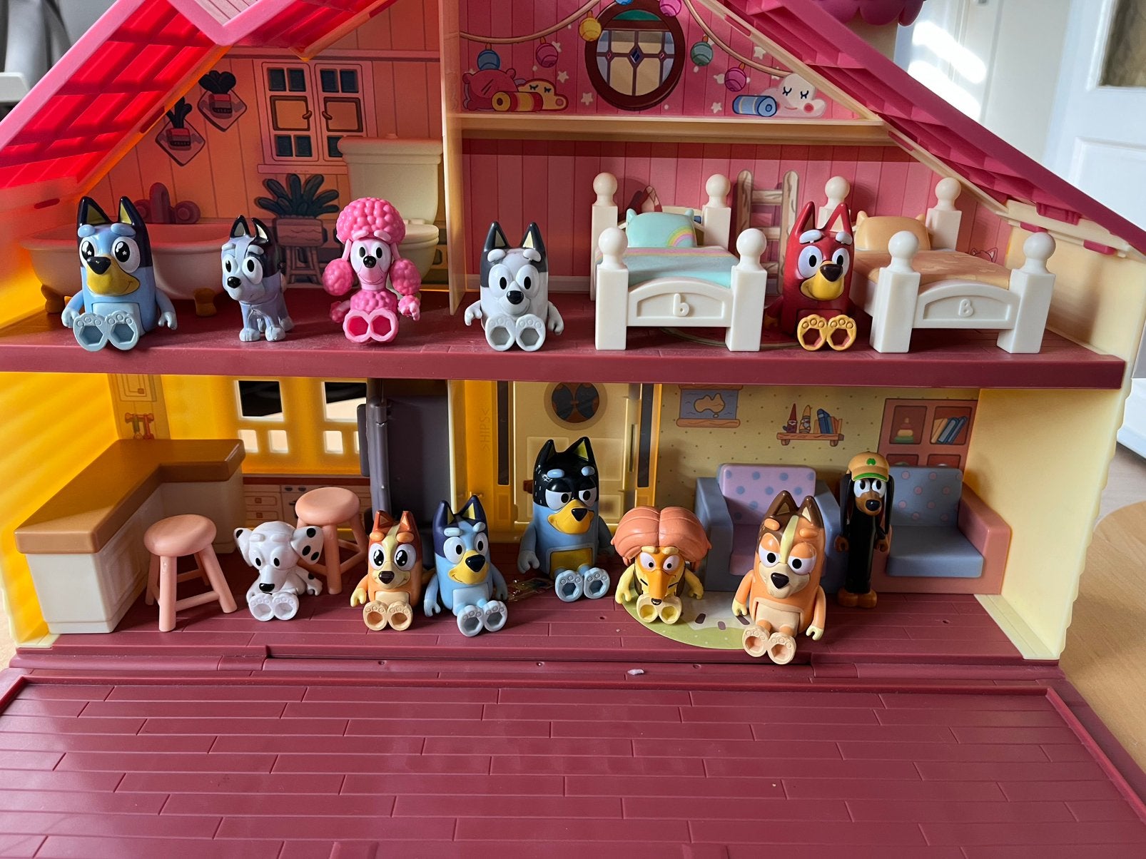 Bluey huis compleet, Ophalen, Gebruikt, Poppenhuis