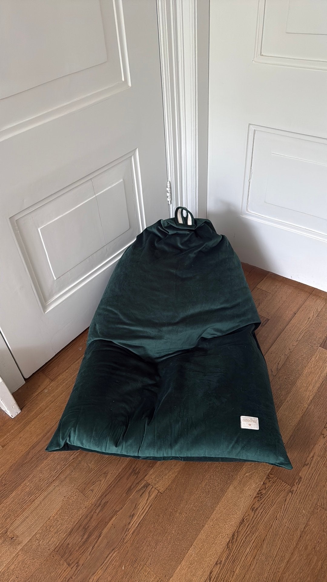 Kids zitzak Nobodinaz, Huis en Inrichting, Zitzakken, Ophalen, Gebruikt, Groen, Zitzak