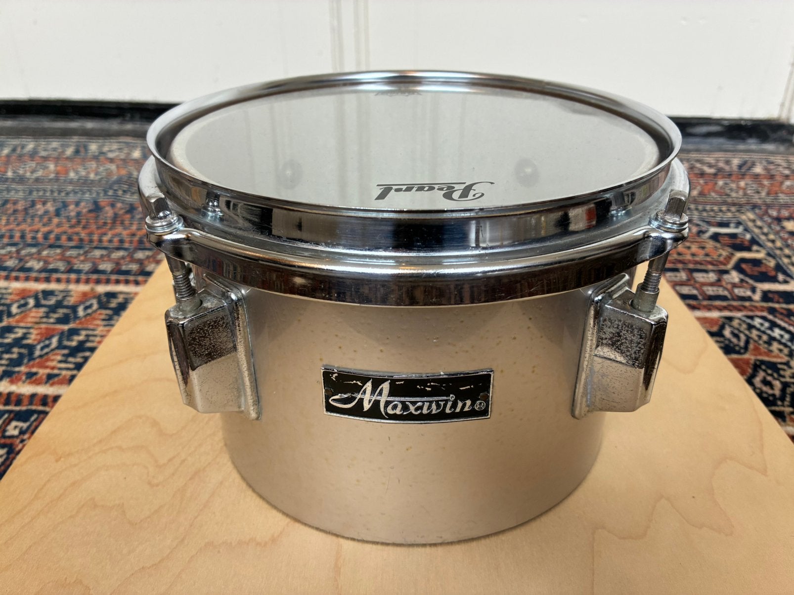 Vintage 8" timbale / concert Tom Maxwin by Pearl Jaren 70/80, Muziek en Instrumenten, Gebruikt, Ophalen of Verzenden, Trommel