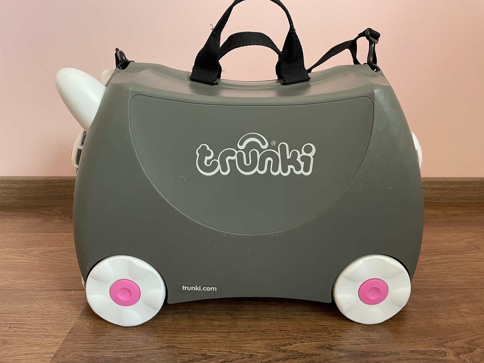 Trunki kinder koffer kat, Ophalen, Gebruikt, Hard kunststof, Slot