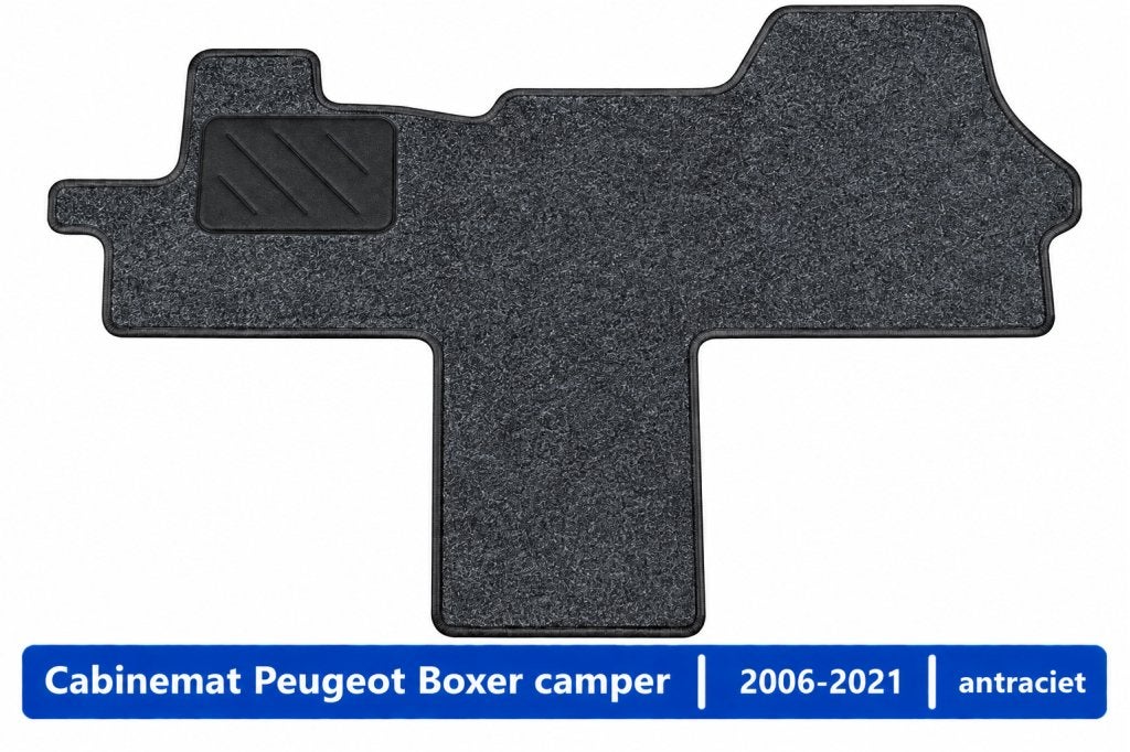Cabinemat Peugeot Boxer camper 2006-2021 | antraciet, Buurserstraat 15 A, 7481 EG,Haaksbergen, Ophalen of Verzenden, Info@123CamperOnderdelen.nl