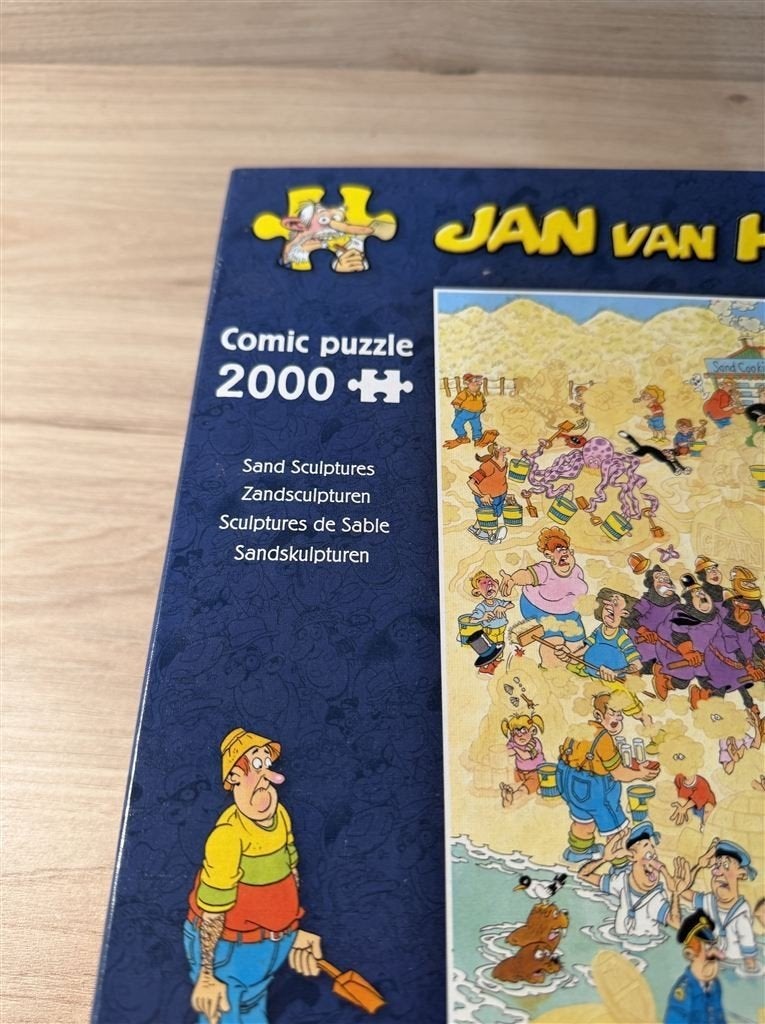 Jan van Haasteren - zandsculpturen - 2000 stuks - s6640, Hobby en Vrije tijd, Denksport en Puzzels, Verzenden, 500 t/m 1500 stukjes